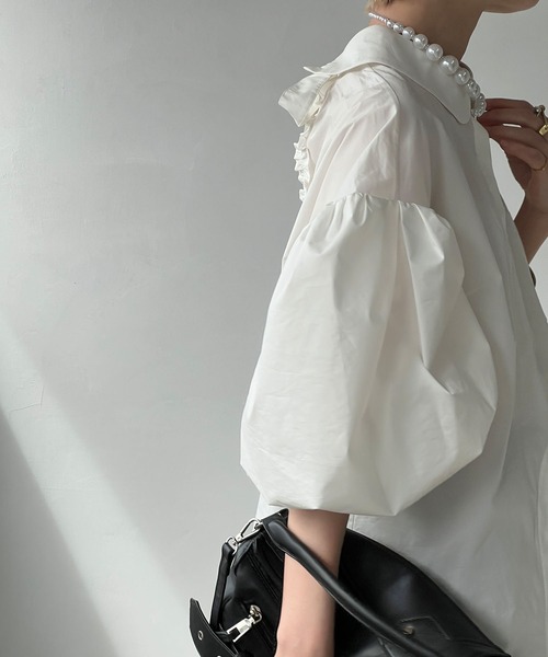 chuclla（チュクラ）の「グラジュエイテッド ボールチョーカー cha25s021（ネックレス・レディース・シルバー/ホワイト・FREE）」の19枚目の写真