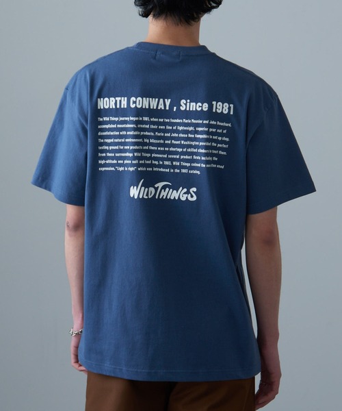 WILD THINGS(ワイルドシングス)の「【WILD THINGS】≪別注≫ヒストリーバックプリントTee(Tシャツ/カットソー・メンズ・ホワイト/ブラック/グレー/ネイビー・S/M/L/XL)」の4枚目の写真