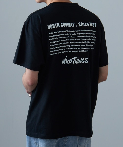 WILD THINGS(ワイルドシングス)の「【WILD THINGS】≪別注≫ヒストリーバックプリントTee(Tシャツ/カットソー・メンズ・ホワイト/ブラック/グレー/ネイビー・S/M/L/XL)」の1枚目の写真