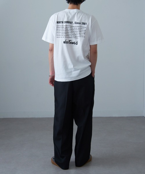 WILD THINGS(ワイルドシングス)の「【WILD THINGS】≪別注≫ヒストリーバックプリントTee(Tシャツ/カットソー・メンズ・ホワイト/ブラック/グレー/ネイビー・S/M/L/XL)」の7枚目の写真