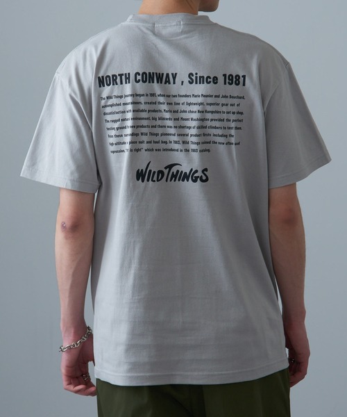 WILD THINGS(ワイルドシングス)の「【WILD THINGS】≪別注≫ヒストリーバックプリントTee(Tシャツ/カットソー・メンズ・ホワイト/ブラック/グレー/ネイビー・S/M/L/XL)」の20枚目の写真