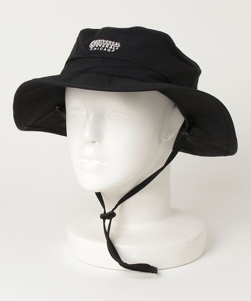 UNIVERSAL OVERALL(ユニバーサルオーバーオール)の「【UNIVERSAL OVERALL/ユニバーサルオーバーオール】UOロゴ刺繍 SHADAN アドベンチャーハット(ハット・メンズ・ベージュ/チャコール/カーキ/ブラック・FREE)」の16枚目の写真
