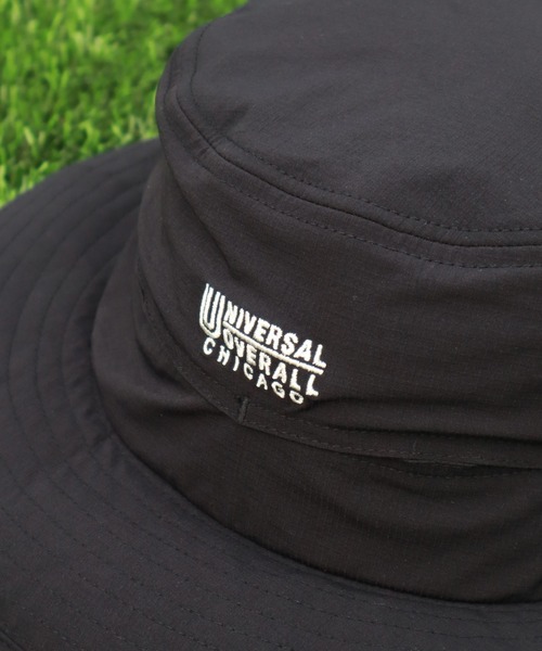 UNIVERSAL OVERALL(ユニバーサルオーバーオール)の「【UNIVERSAL OVERALL/ユニバーサルオーバーオール】UOロゴ刺繍 SHADAN アドベンチャーハット(ハット・メンズ・ベージュ/チャコール/カーキ/ブラック・FREE)」の12枚目の写真