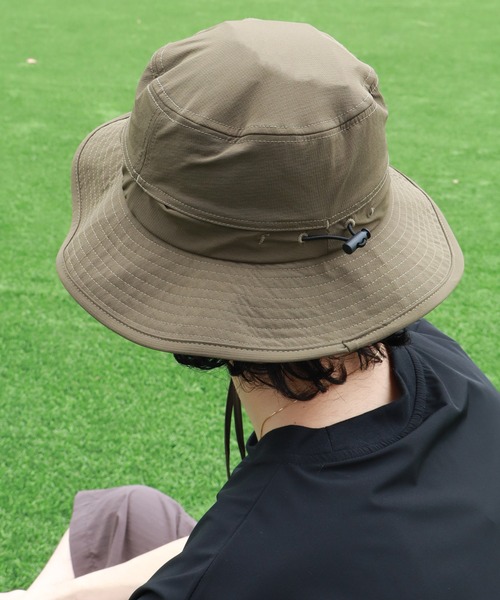 UNIVERSAL OVERALL(ユニバーサルオーバーオール)の「【UNIVERSAL OVERALL/ユニバーサルオーバーオール】UOロゴ刺繍 SHADAN アドベンチャーハット(ハット・メンズ・ベージュ/チャコール/カーキ/ブラック・FREE)」の18枚目の写真