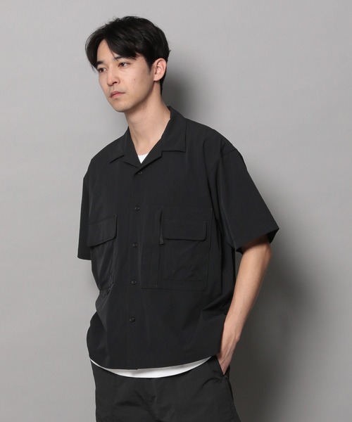 BAYFLOW（ベイフロー）の「【BUDDIES Dept.】ギミックシャツ[ストレッチ]（シャツ/ブラウス・メンズ・ブラック/ライトグレー・MEDIUM/LARGE）」の8枚目の写真