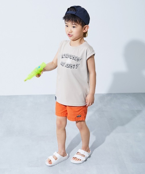 devirock（デビロック）の「【神戸須磨シーワールドコラボ】生き物の色が変わるマジックプリント接触冷感タンク（タンクトップ・キッズ・ライトグレー/パープル系4/スミクロ・100cm/110cm/120cm/130cm/140cm）」の5枚目の写真