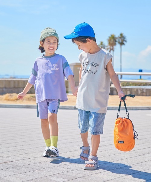 devirock（デビロック）の「【神戸須磨シーワールドコラボ】生き物の色が変わるマジックプリント接触冷感タンク（タンクトップ・キッズ・ライトグレー/パープル系4/スミクロ・100cm/110cm/120cm/130cm/140cm）」の7枚目の写真