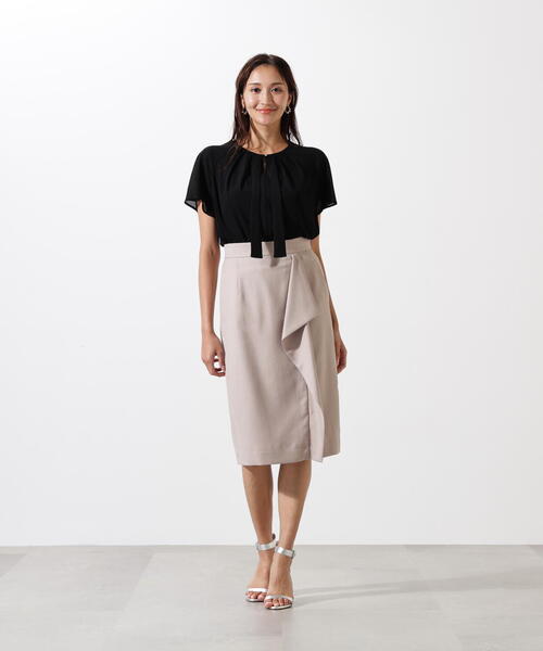 セール】◇リネンライクラッフルスカート（スカート）｜PINKY&DIANNE