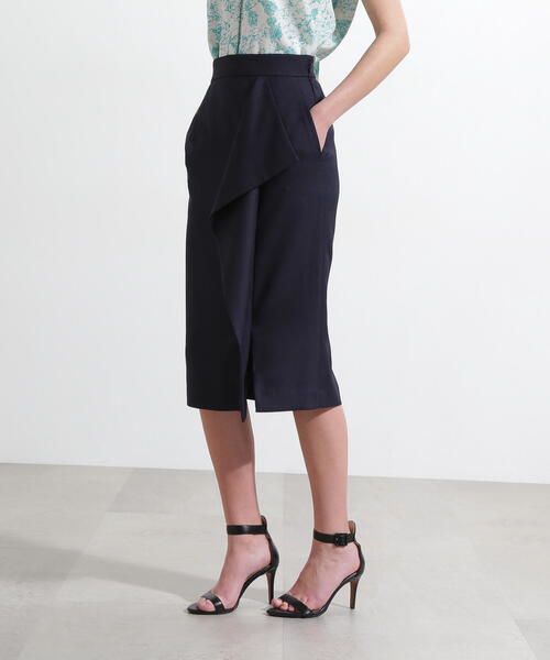 PINKY&DIANNE（ピンキーアンドダイアン）の「◆リネンライクラッフルスカート（スカート・レディース・ネイビー/レッド/ベージュ・36/38/40/34）」の9枚目の写真