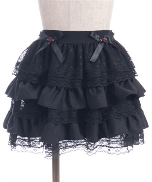 axes femme(アクシーズファム)の「フリルティアードミニスカート(スカート・レディース・ホワイト/ブラック・FREE)」の19枚目の写真