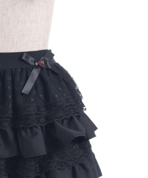 axes femme(アクシーズファム)の「フリルティアードミニスカート(スカート・レディース・ホワイト/ブラック・FREE)」の16枚目の写真