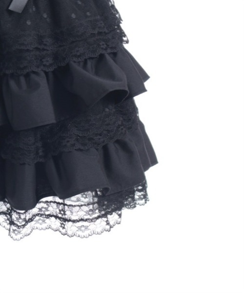 axes femme(アクシーズファム)の「フリルティアードミニスカート(スカート・レディース・ホワイト/ブラック・FREE)」の15枚目の写真