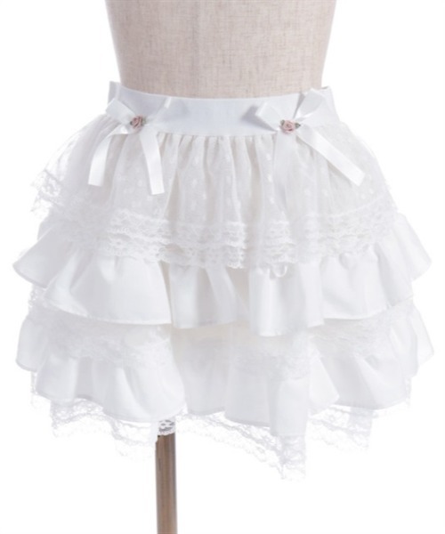 axes femme(アクシーズファム)の「フリルティアードミニスカート(スカート・レディース・ホワイト/ブラック・FREE)」の10枚目の写真