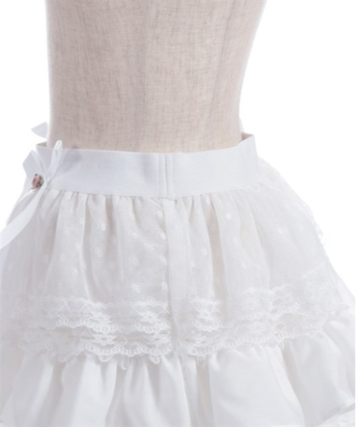 axes femme(アクシーズファム)の「フリルティアードミニスカート(スカート・レディース・ホワイト/ブラック・FREE)」の4枚目の写真