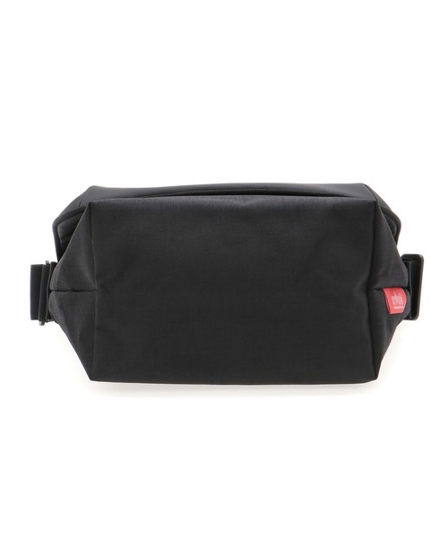 Manhattan Portage（マンハッタンポーテージ）の「Nylon Messenger Bag JR Back Pocket W/ Divider Magnet VEG Leather 600D HYDR（メッセンジャーバッグ・メンズ・ブラック/グレー・SMALL）」の18枚目の写真