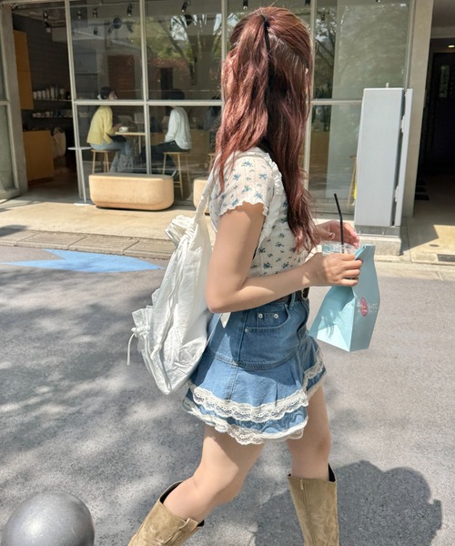 SOLLON.(ソルロン)の「ダブルポケットリボンナップサック(バックパック/リュック・レディース・ホワイト/ブラック・FREE)」の10枚目の写真