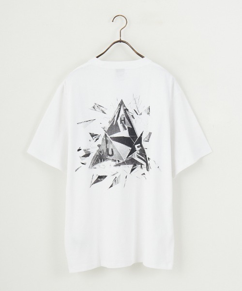 tシャツ 「HUF/ハフ」 AUTO GLASS バックプリント ショートスリーブTシャツ レディース メンズ HUF tシャツ 「HUF/ハフ」 AUTO GLASS バックプリント ショート