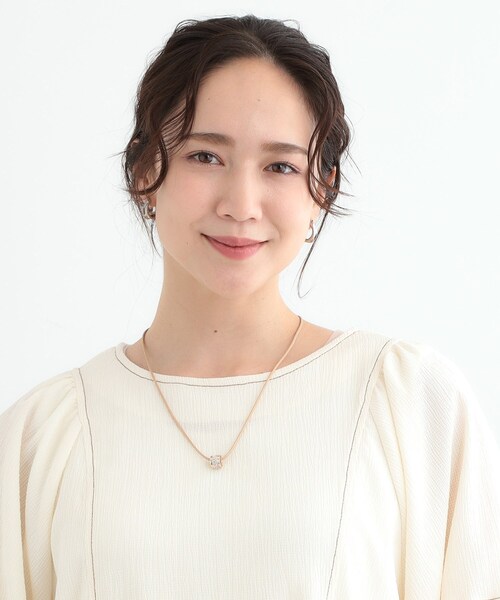 SHOO・LA・RUE(シューラルー)の「3MIXワントップコードネックレス(ネックレス・レディース・シルバー/ゴールド/ピンクゴールド・00)」の8枚目の写真
