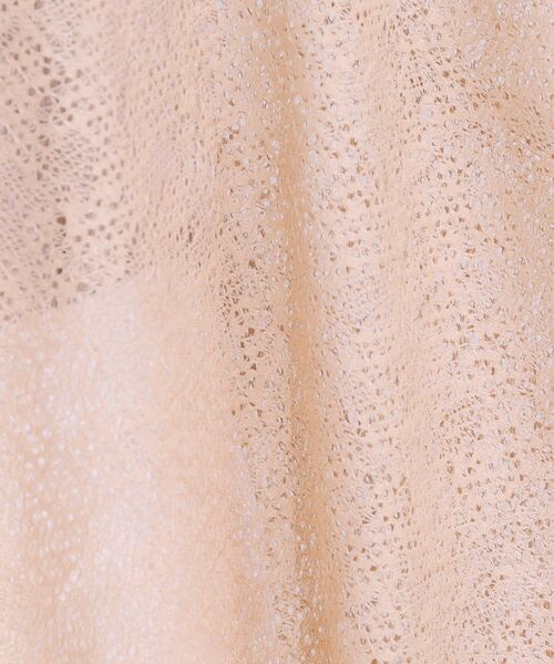 SHOO・LA・RUE(シューラルー)の「スクエアレースポンチョ(ポンチョ・レディース・オフホワイト/カーキ/ライトベージュ/ブラック/オレンジ・00)」の17枚目の写真