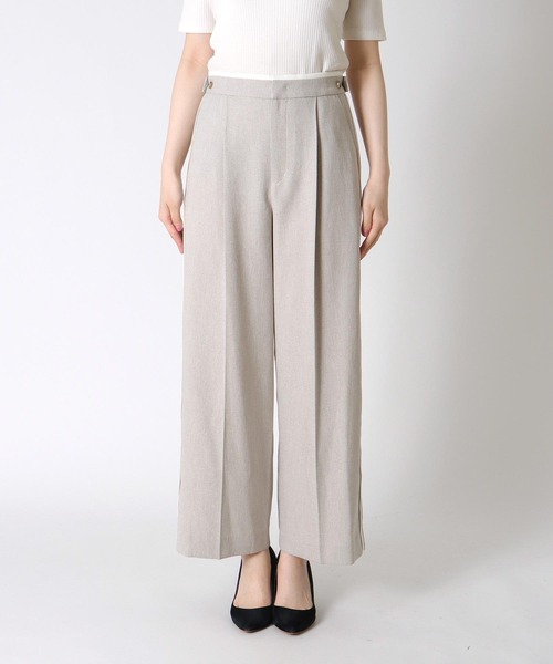 Jines（ジネス）の「リネンライクカルゼラインパンツ【丈別2サイズ展開】（その他パンツ・レディース・ベージュ/ネイビー/ライトベージュ・37/38）」の14枚目の写真