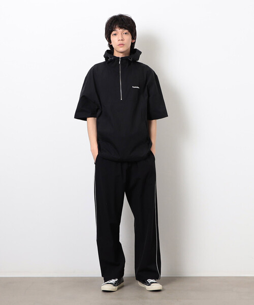 Purple&Yellow(パープルアンドイエロー)の「コットンナイロンツイル アノラック(ブルゾン・メンズ・ネイビー/ブラック・SMALL/MEDIUM/LARGE)」の3枚目の写真