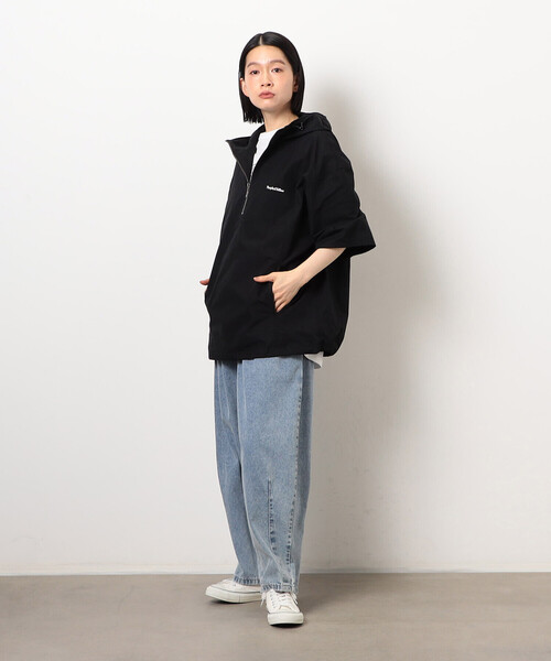 Purple&Yellow(パープルアンドイエロー)の「コットンナイロンツイル アノラック(ブルゾン・メンズ・ネイビー/ブラック・SMALL/MEDIUM/LARGE)」の7枚目の写真