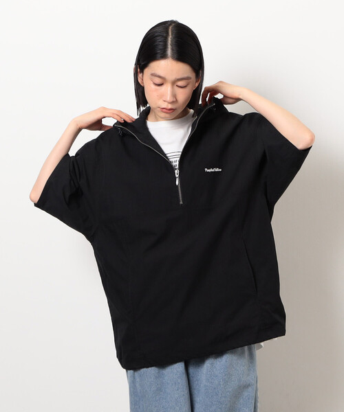 Purple&Yellow(パープルアンドイエロー)の「コットンナイロンツイル アノラック(ブルゾン・メンズ・ネイビー/ブラック・SMALL/MEDIUM/LARGE)」の8枚目の写真