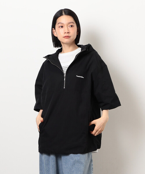 Purple&Yellow(パープルアンドイエロー)の「コットンナイロンツイル アノラック(ブルゾン・メンズ・ネイビー/ブラック・SMALL/MEDIUM/LARGE)」の9枚目の写真