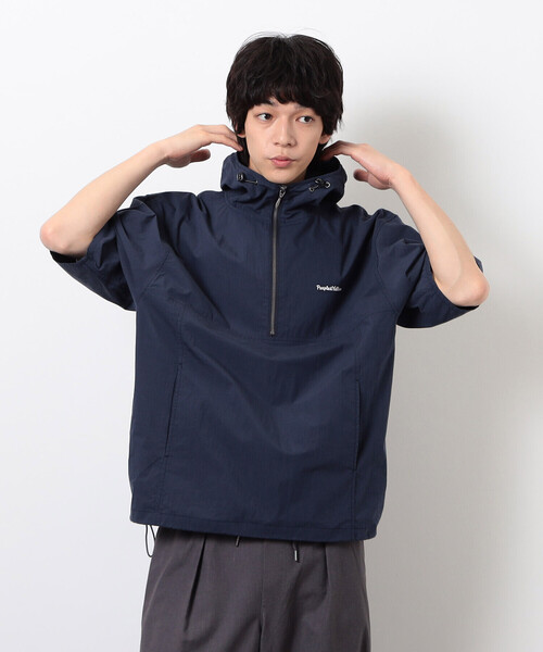 Purple&Yellow(パープルアンドイエロー)の「コットンナイロンツイル アノラック(ブルゾン・メンズ・ネイビー/ブラック・SMALL/MEDIUM/LARGE)」の12枚目の写真