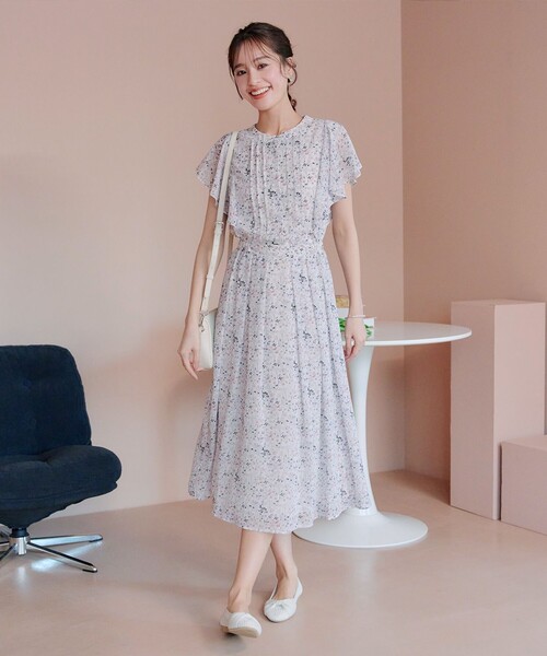 キューティーフラッシュドラゴン柄 フレアスリーブ ミニワンピース難あり