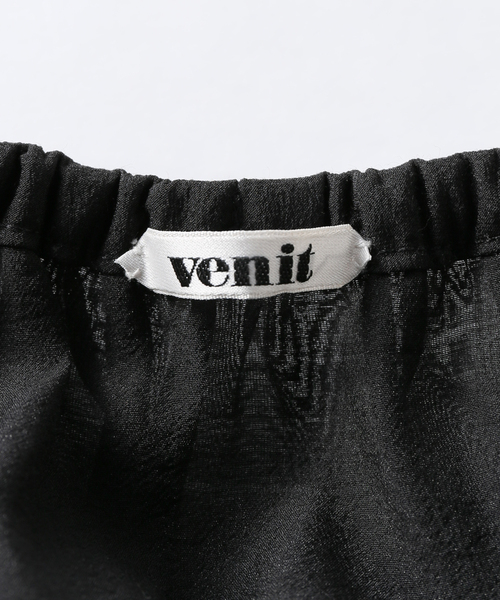 IENA（イエナ）の「venit/ヴェニット オーガンジースカート VEC-5512-A（スカート・レディース・ブラック・FREE）」の5枚目の写真