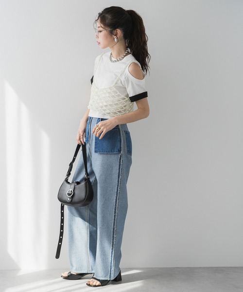 bohmal(ボマール)の「スクエアトゥストラップサンダル(サンダル・レディース・シルバー/ブラック・23cm/23.5cm/24cm/24.5cm)」の3枚目の写真