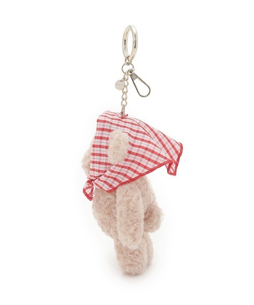 LILY BROWN(リリーブラウン)の「Lily Bear スカーフスタイルチャーム(キーホルダー・レディース・チャコールグレー/ホワイト/その他/ベージュ/ピンク・FREE)」の18枚目の写真