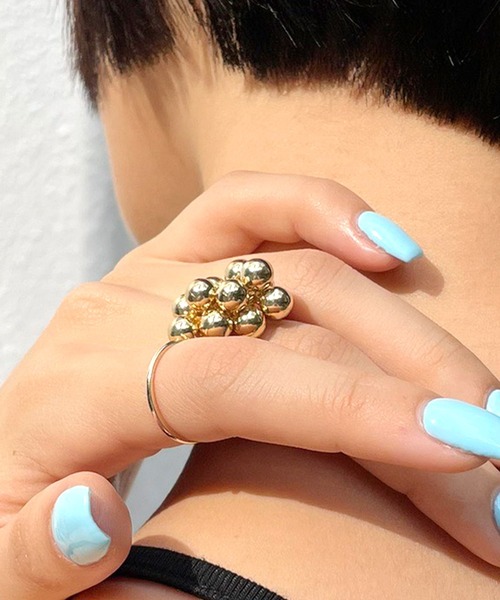 嬉しいフリーサイズ！メタルボールリング（リング）｜SEN TOKYO（セン