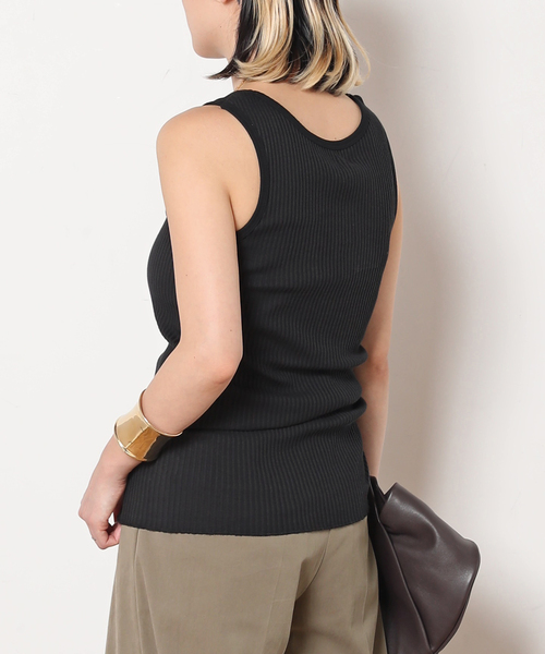 AP STUDIO(エーピーストゥディオ)の「【TanC TOKYO/タンクトウキョウ】スキントップ(タンクトップ・レディース・ホワイト/ブラック・FREE)」の9枚目の写真