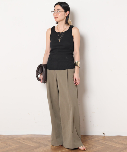 AP STUDIO(エーピーストゥディオ)の「【TanC TOKYO/タンクトウキョウ】スキントップ(タンクトップ・レディース・ホワイト/ブラック・FREE)」の10枚目の写真