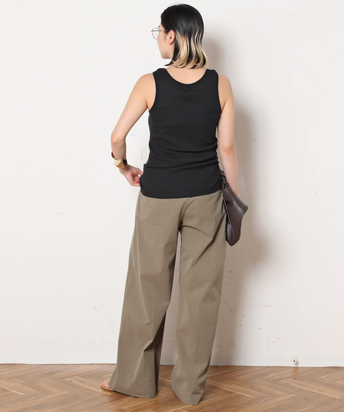 AP STUDIO(エーピーストゥディオ)の「【TanC TOKYO/タンクトウキョウ】スキントップ(タンクトップ・レディース・ホワイト/ブラック・FREE)」の12枚目の写真