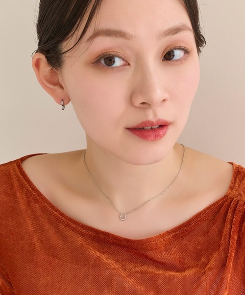 Phoebe（フィービィー）の「【金属アレルギー対応】リッチラインホースシューネックレス/馬蹄/全長:40cm+5cm/サージカルステンレス（ネックレス・レディース・イエローゴールド/シルバー・FREE）」の3枚目の写真