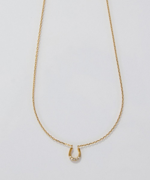 Phoebe（フィービィー）の「【金属アレルギー対応】リッチラインホースシューネックレス/馬蹄/全長:40cm+5cm/サージカルステンレス（ネックレス・レディース・イエローゴールド/シルバー・FREE）」の9枚目の写真