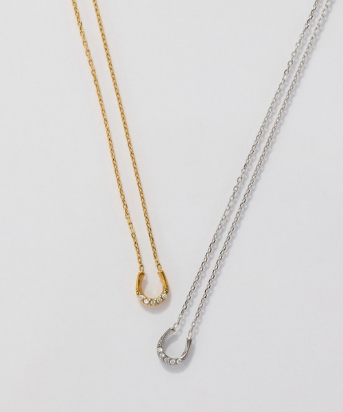 Phoebe（フィービィー）の「【金属アレルギー対応】リッチラインホースシューネックレス/馬蹄/全長:40cm+5cm/サージカルステンレス（ネックレス・レディース・イエローゴールド/シルバー・FREE）」の15枚目の写真