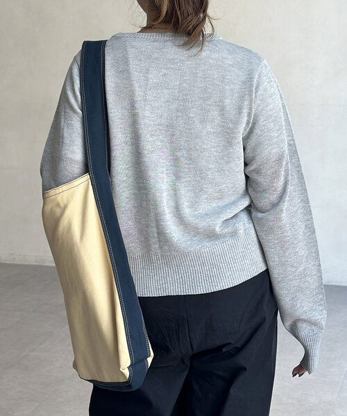 U.S. POLO ASSN.（ユーエスポロアッスン）の「シアーカーディガン（カーディガン/ボレロ・レディース・ネイビー/レッド/グレー/アイボリー・FREE）」の13枚目の写真