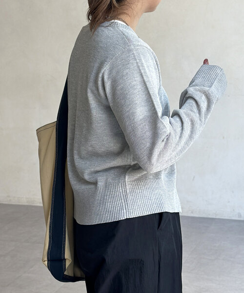 U.S. POLO ASSN.（ユーエスポロアッスン）の「シアーカーディガン（カーディガン/ボレロ・レディース・ネイビー/レッド/グレー/アイボリー・FREE）」の15枚目の写真