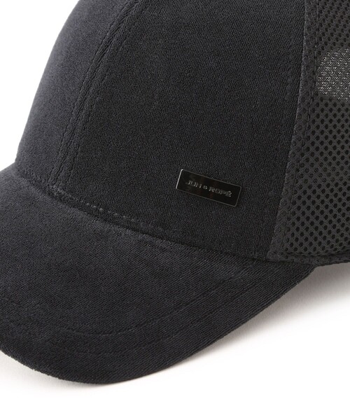 JUN&ROPE'（ジュンアンドロペ）の「パイルメッシュキャップ（キャップ・メンズ・ブラック/チャコールグレー/ホワイト・FREE）」の10枚目の写真