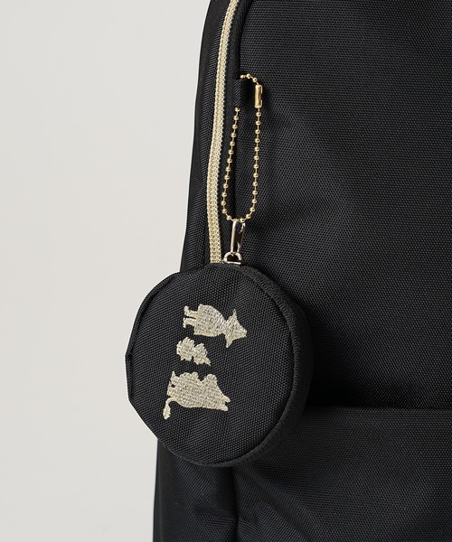 MOOMIN(ムーミン)の「【WEB限定】MOOMIN スマートリュック バッグパック RMNK-04E(バックパック/リュック・レディース・ブラック×ゴールド・ONE SIZE)」の8枚目の写真