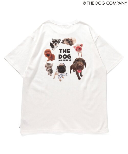 【関税込み】ABRA ホワイト Puppy Tシャツ セール】【THE DOG】バリエーションTシャツ(オトナ)(Tシャツ
