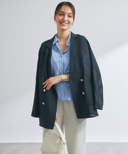 ジャケット・アウター [UN-SOPHIE] ORGANDY SHEER JACKET OUTERアウター - ADDRESS アドレス