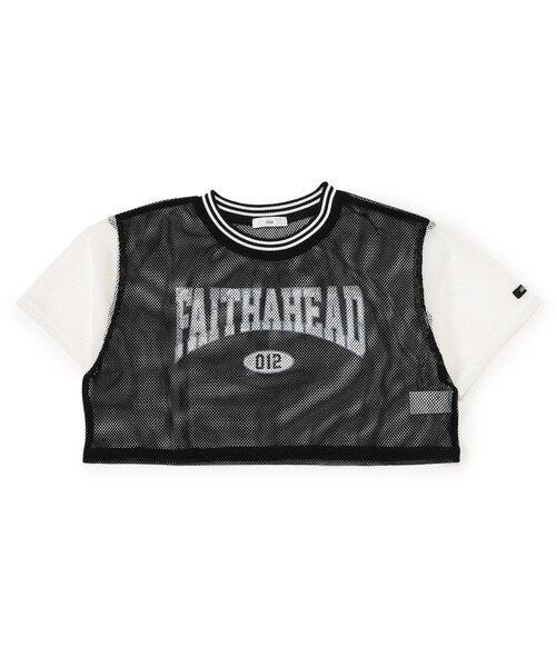 algy（アルジー）の「メッシュクロップドT（Tシャツ/カットソー・キッズ・ブラック/ピンク/ネイビー・XX-SMALL/X-SMALL/MEDIUM/SMALL）」の11枚目の写真