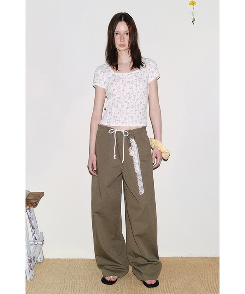 ミッドウエスト コットンワイドドロストパンツ FC25K054【Fano Studios