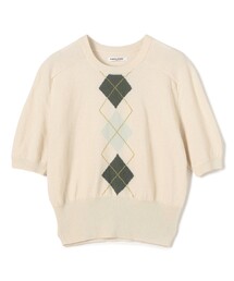 FUMIKA_UCHIDA CASHMERE ARGYLR SW
