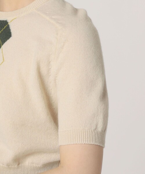 FUMIKA_UCHIDA(フミカウチダ)の「FUMIKA_UCHIDA CASHMERE ARGYLR SW(ニット/セーター・レディース・ホワイト系その他・36)」の8枚目の写真